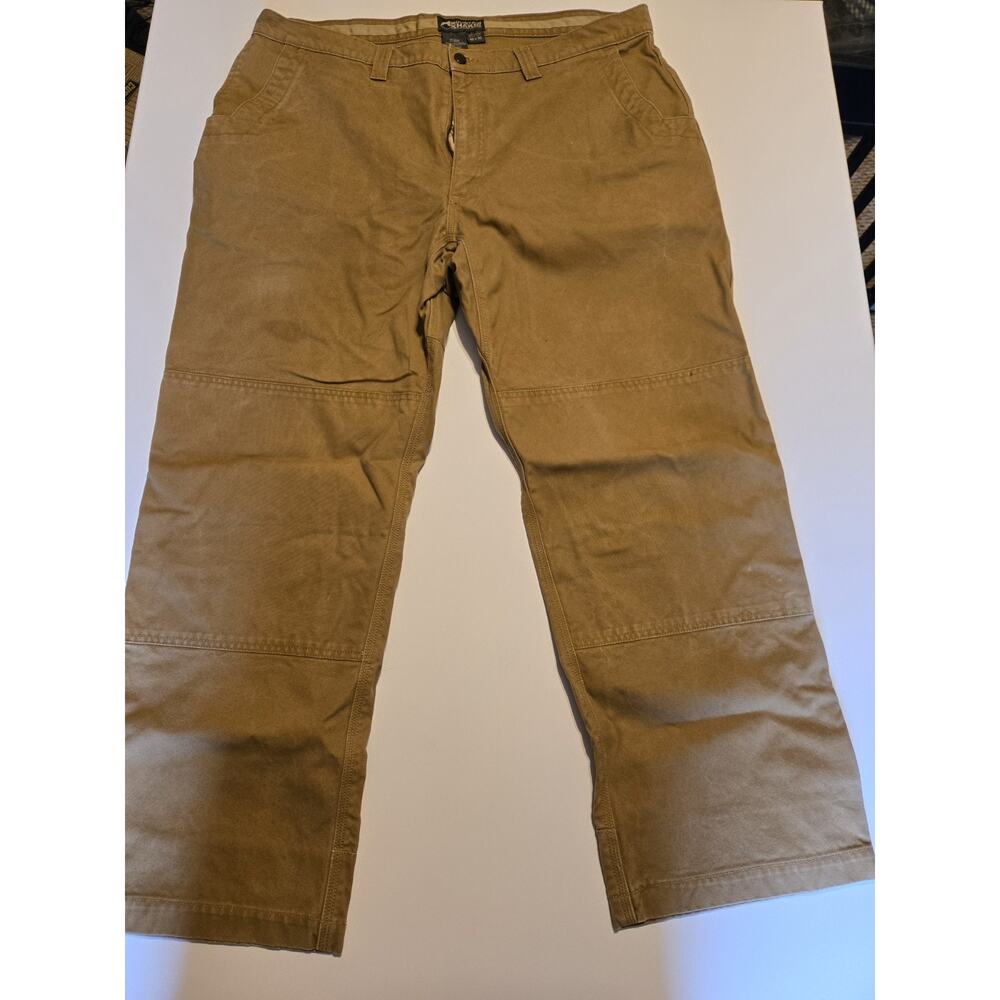 Mountain Khakis Men's Alpine Utility Pants 42x30 Brown Double Knee Canvas